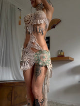 Load image into Gallery viewer, Vintage up cycled doily dress (one off unique piece)