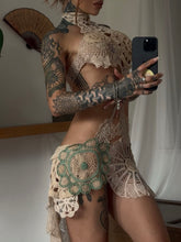 Load image into Gallery viewer, Vintage up cycled doily dress (one off unique piece)