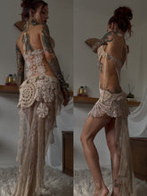 Load image into Gallery viewer, Vintage up cycled doily dress (one off unique piece)