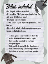 Load image into Gallery viewer, JUMPER UPCYCLE GUIDE (beginner friendly)