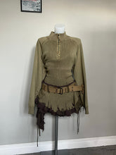 Load image into Gallery viewer, Upcycled distressed jumper set
