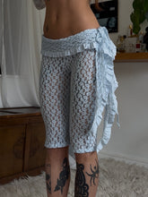 Load image into Gallery viewer, Blue lace capri/pedal pushers
