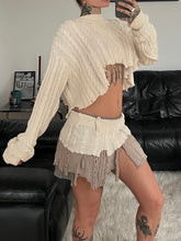 Load image into Gallery viewer, Upcycled asymmetric jumper set
