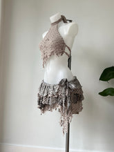 Load image into Gallery viewer, Crochet/lace shredded pixie set
