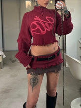 Load image into Gallery viewer, Upcycled signature jumper set, Burgundy
