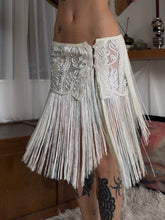 Load image into Gallery viewer, Upcycled fringe two piece
