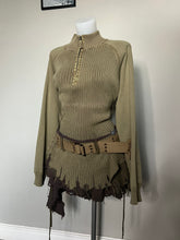 Load image into Gallery viewer, Upcycled distressed jumper set
