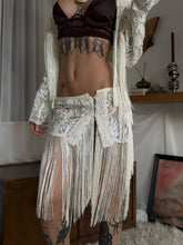 Load image into Gallery viewer, Upcycled fringe two piece
