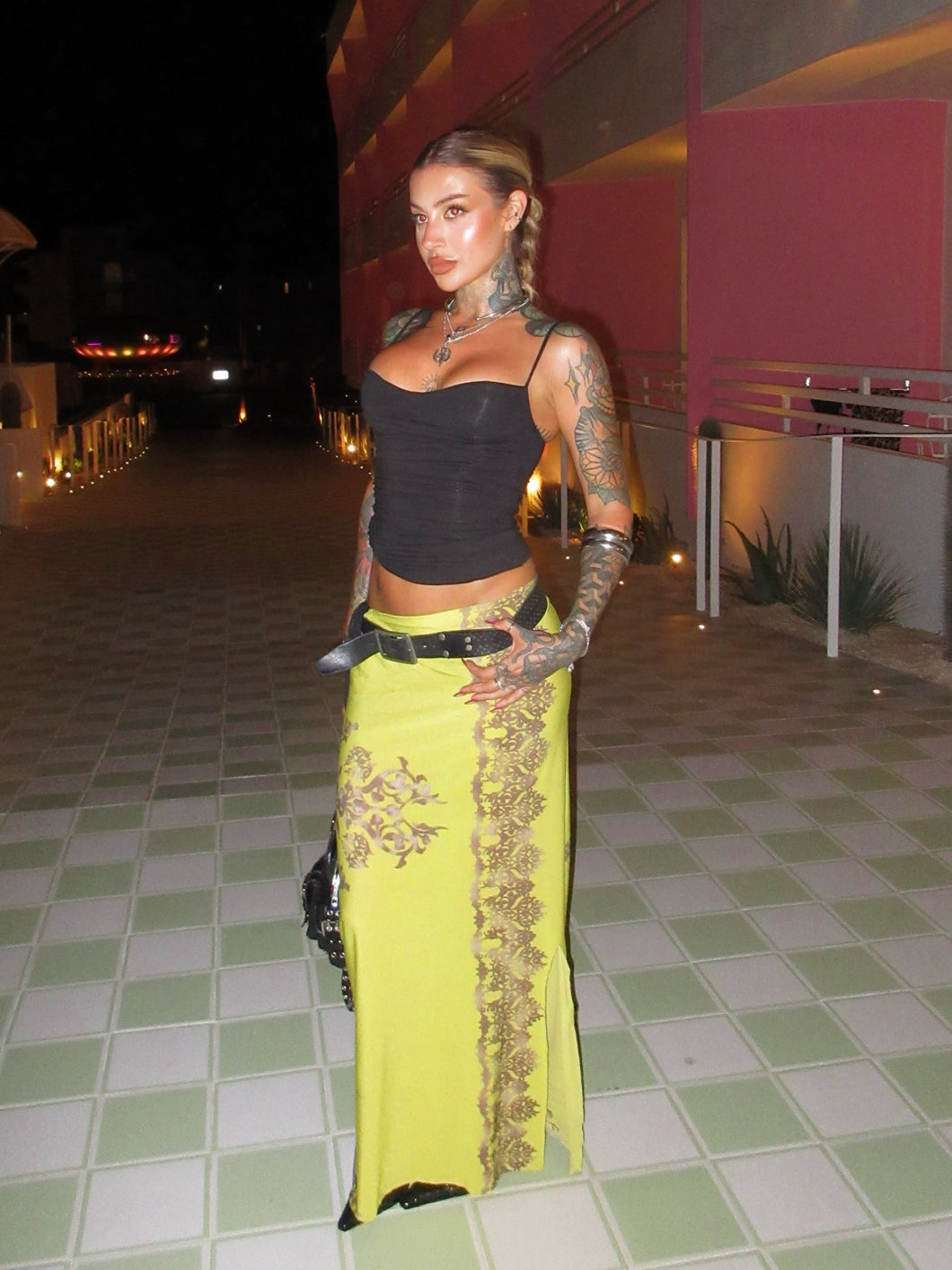 Printed maxi Skirt