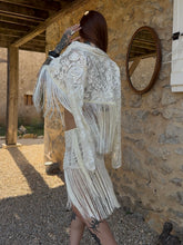 Load image into Gallery viewer, Upcycled fringe two piece
